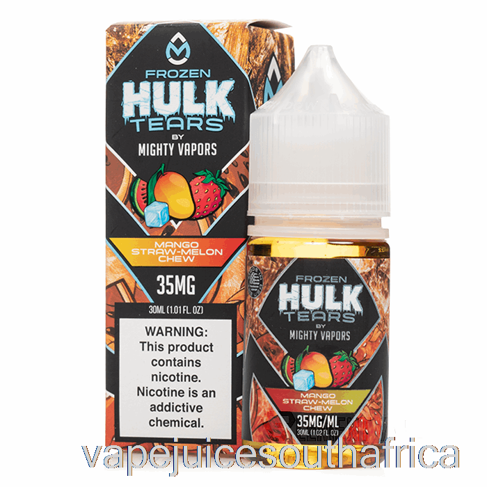 Vape Pods Frozen Mango Straw Melon Chew - Hulk Tears Salts - 30Ml 50Mg